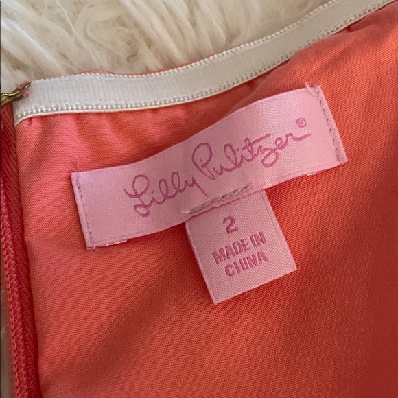 Lilly Pulitzer Orange Strapless Dress - Picture 7 of 10